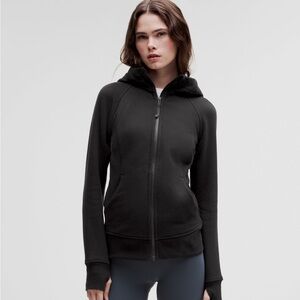 🍋🖤 Lululemon Black Scuba Zip Up Hoodie